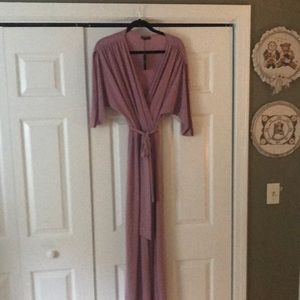 Beautiful dusty rose long dress